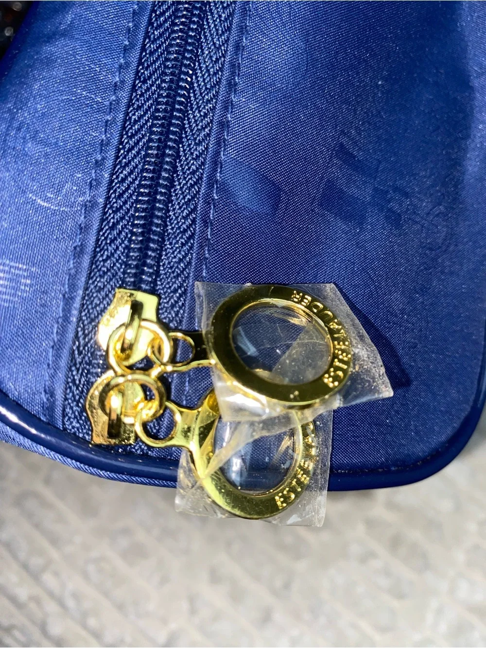Estee Lauder Navy Blue Cosmetic Bag